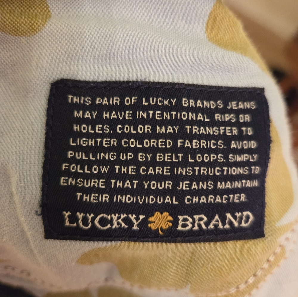 Lucky Brand Blue Straight Leg Jeans - Picture 6 of 7
